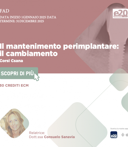 Dott. Sanavia - Il mantenimento perimplantare: il cambiamento