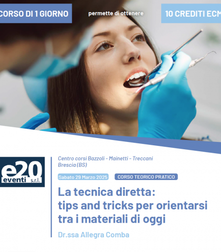 Dr.ssa Comba - La tecnica diretta tips and tricks per orientarsi tra i materiali di oggi - Brescia