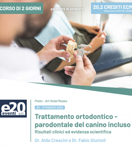 Dr. Aldo Crescini e Dr. Fabio Giuntoli - Trattamento ortodontico - parodontale del canino incluso